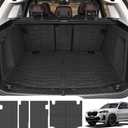 Cargo Mat Fit for 2018-2023 BMW X3 G01 Cargo Liner TPE Trunk Mat Anti-Slip Trunk Floor Liner for BMW X3 Accessories(Cargo Mat+Backrest Mat)