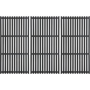 Grillers 6 pcs 17" x 9 3/4" ( Black and silver )