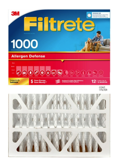 Filtrete "16x25x5", AC Furnace Air Filter