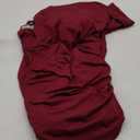 EYNMIN Women's Sleeveless Bodycon Corset Maxi Dress Spaghetti Strap Ruched Elegant Evening Wedding Guest Long Formal Dresses (Red)