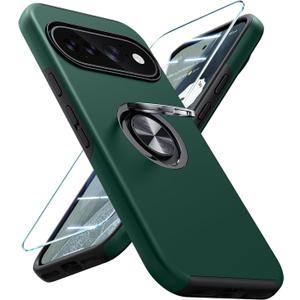 JAME for Google Pixel 9 Pro XL Case Ring Stand Shockproof Slim Phone Case