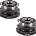 ECCPP Wheel Hub and Bearing Assembly Front 512513 for Jeep for Cherokee 2014-2020 5 Lugs Wheel Bearing Hubs with ABS 2pcs