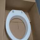 NOVA Medical Products Toilet Seat Riser, Raised Toilet Seat, White, 1 Count