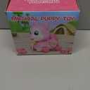 Musical Puppy Toy 6-12 Months,Baby Bilingual Toddler Learning for 1+ Year Old Girl Gift,Baby Crawling Toys,Infant Tummy Time Toy, 1st Birthday Gift Christmas for Newborn Girl Boy Age 1-2