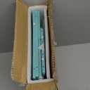 Corner Bread Box for Kitchen Counter Double Layer Bamboo Bread Storage Container Large Capacity Bread Storage Bin Farmhouse Breadbox Organizer (Antique Blue)