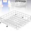 (2026 Upgraded) 5304535380 Dishwasher Upper Rack Replacement, Compatible with Kenmore Crosley Frigidaire Upper Dishrack Assembly, Replaces AP7215765 5304517201 154331502 5304498202 5304498220