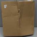 Infinity Instruments Miniature Grandfather Clock for Mantle, Vintage Tabletop Clock with Antique Design, 9"x6", Black