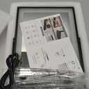 Beelux Hollywood Style Vanity Mirror - 11 in Black Makeup Mirror with Light, Dimmable Lights, Smart Control, Adjustable Warm White/Natural/Daylight, 360Rotation for Makeup Enthusiasts