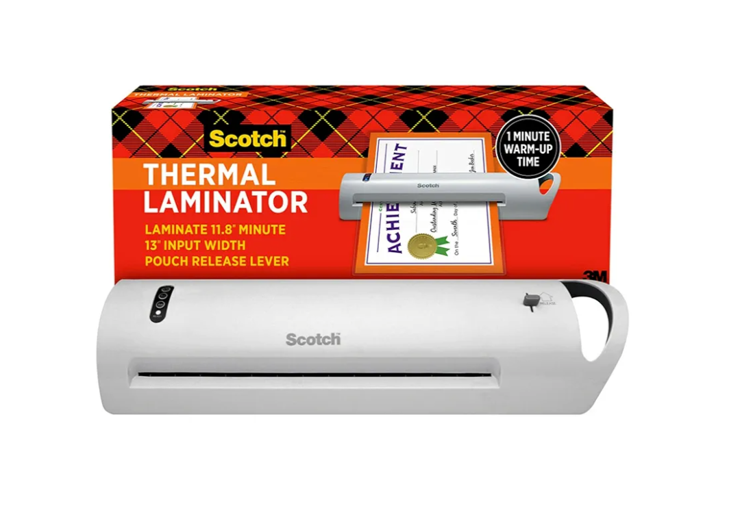 Scotch Thermal Laminator, Extra Wide 13 Inch Input, Ideal for Teachers, Small Offices, or Home (TL1302Z)