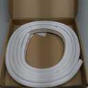 TV Cord Hider  Flexible Wall Cord Cover Low Profile Silicone Cable Raceway Self Adhesive Cut to Size Design for Hiding Wires on Wall Clean Home Setup Cable Concealment, White, 10 Feet