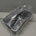 UUJOLY Plastic Portable Shower Caddy Bucket, Cleaning Shower Basket with Handle Compartments Storage Organizer for Bathroom Kitchen College Dorm Sink, Grey