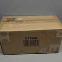 Goplus Rolling Lawn Aerator, 18-Inch Garden Yard Rotary Push Tine Heavy Duty Spike Soil Aeration, Manual Lawn Aeration Tool w/ 41-Inch Handle (Silver)