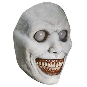 Aerkersun Scary Halloween Mask for Adults, Breathable, Realistic and Durable Natural Latex Smiling Demon Mask for Cosplay and Halloween Party