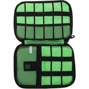 Milisten Cable Storage Organizer Travel Organizer Bag 600d Oxford Tidy Home Office Travel