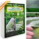 Garden Pest Barrier Netting, Thickened Mesh Net Bugs Out Plant Covers 10x33Ft Ultra Fine Protection Netting for Vegetable Plants Fruit Flowers Greenhouse Row Cover Raised Bed Insect Barrier Screen Net (White)
