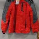 GEMYSE Men's Mountain Waterproof Ski Snow Jacket Winter Windproof Rain Jacket (Medium, Oriental Red)