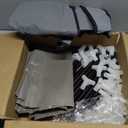 UDEAR 10-Tier Free Standing Shoe Rack Sturdy Shoe Rack Organizer for Closet Entryway Stackable Shoe Shelf with Dustproof Cover,Grey