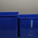Beverage Bin Blue Commercial with Wheels – Dual Compartment for Liquid Waste & Garnish Disposal – HDPE Drink Dump Station for Bars, Restaurants & Events