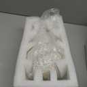 Unique White Ceramic Conch Vase - Cute Wabi-Sabi Style Handmade Flower Vase, Charming Modern Boho Ins Style Decorative Vases for Flowers, Great for Living Room, Shelf, Bookshelf and Entryway Décor