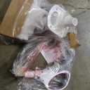 Shark NV501 Rotator Professional Lift-Away Upright Vacuum with HEPA Filter, Swivel Steering, LED Headlights, Wide Upholstery Tool, Dusting Brush & Crevice Tool, White/Red