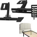 2-Pack Headboard Brackets for Adjustable Beds, Headboard and Footboard Extension Kit, Universal Fit, Easy Installation