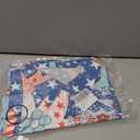 QLIPIN Hawaiian Shirt for Women Floral Tropical Button Down Shirts Summer Beach Blouse Hawaii Button Up Short Sleeve Top (Blue, L)