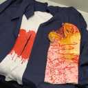 Morphsuits Alien Chest Buster Illusion Prank Adult Costume, Blue, Size Large