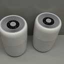 2 Pack YARIKI Air Purifiers for Bedroom Home with Aromatherapy Function,Small Air Purifier with Nightlight Speed Control,24dB Low Noise for Better Sleep,For Pet Room Dorm Kitchen,P60 (White)