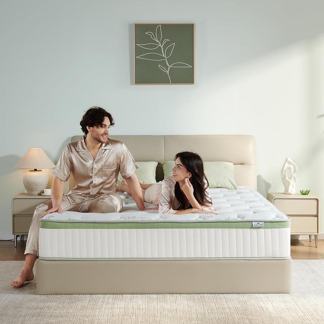 Full Mattress,12 Inch Full Size Mattresses in a Box,Memory Foam Hybrid Mattress,with Individual Pocket Spring - Pressure Relief, Motion Isolation, Cool Sleep, 75" x 54"