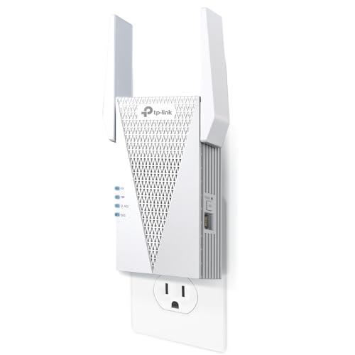 TP-Link RE615X AX1800 WiFi 6 Range Extender w/Ethernet Port | 1.8G Dual-Band Wireless Repeater Amplifier | Up to 2100 Sq. Ft., 64 Devices | Internet Signal Booster | APP Setup | EasyMesh Compatible