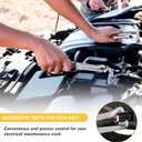 2PCS Electrical Disconnect Pliers, Automotive Electrical Connector Pliers with Anti-Slip Grip, Fuel Line Petrol Clip Pipe Plier for Push Tab Style Plugs(1*Straight&1 * 60Bend)