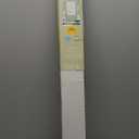 Cordless Light Filtering Mini Blind - 34 Inch Width, 48 Inch Length, 1" Slat Size - Pearl White - Cordless GII Morningstar Horizontal Windows Blinds for Interior by Achim Home Decor