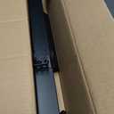 VIVOSUN Outdoor Handrail, 2 Step Stair Handrail, 26" 36" Fits 1 to 2 Steps, Wrought Mattle Iron Handrail for Concrete Steps, Porch Steps, One-Step Assembly, Black