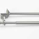 Umbra Mission 24 by 36-Inch Double Tension Drapery Rod, Nickel
