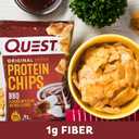 Quest Nutrition BBQ Protein Chips, 19g Protein, 4g Net Carb, Gluten Free, 1.1 oz (Pack of 12) (EXP 08/05/26)