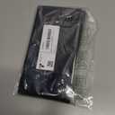 Women Ultra Soft 50 Denier Silky Tights Semi Opaque Solid Color Pantyhose High Waist Footed Stockings (Black)