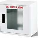Zonon Defibrillator Cabinet Wall Mount Fits Most AED Brands, 16" W x 8.63" D x 14.63" H