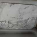 Marble Butter Dish with Lid, Elegant Large Capacity Butter Holder for Countertop & Refrigerator Natural Cool Surface Keeps Butter in an Ideal Spreadable State White Butter Container