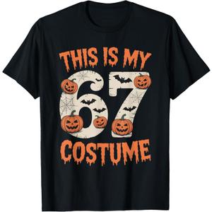This is My 67 Costume Halloween T-Shirt L 
