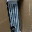 800W Plug-in Convection Electric Panel Wall Heaters for Indoor Use, Quiet Fan-Less Design, Freestanding/Wall Mount Space Heater with Adjustable Thermostat, 24H Timer, Digital Display(White)