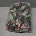 Suncalla 2 Pcs 12 Inch Christmas Candle Ring Wreath for 3 Inch Pillar Candles Artificial Candle Rings with Red Berries Ornaments Pine Cones and Greenery for Christmas Decorations Table Centerpiece