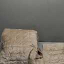 BEDELITE Velvet Quilt Set Queen Size - Luxury Velvet Comforter Bedding Set 2 Pieces, Lightweight Soft Cozy Taupe Oversized Bedspread Coverlet for All Seasons with 1 Pillow Shams