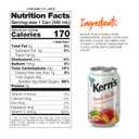 Kerns Tropical Fruit Nectar Juice Variety Pack - Mango Nectar & Peach Juice - Made from Fruit Puree for Smoothie Mix, Cocktail Mixers & Kids Drinks - 11.5oz, 12 Pack Canned Drinks (EXP 12/31/26)
