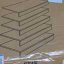 Wire Shelf Covers, 5Pcs 22"x12" Inch Shelf Covers for Wire Shelving, 0.39 Inch Thick (Not Wood), Moisture Resistant Wires Rack Cover with No Installation for Pantry, Closet, Kitchen