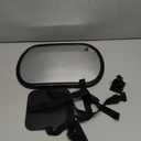 Baby Car Mirror, Safety Car Seat Mirror for Rear Facing Infant, Clear Wide View, 360Rotation, Easily Observe the Baby Move, Secure, Shatterproof, Crash Tested and Certified (Black)