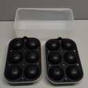 Ice Cube Molds – Large Silicone Ice & Sphere Mold Combo with Built-In Easy-Fill Funnel 2-Inch Round & Square Whiskey Ice Molds for Cocktails & Bourbon