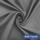 Homing Round Elastic Fitted Tablecloth, Water-Resistant Fabric Tablecloths for 36"-44" Tables, Washable Polyester Table Cover for Picnic, Caming, Dinner, Indoor & Outdoor, Grey