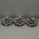 NOKINS Golf Cart SS Wheel Covers Hub Caps for Most Golf Carts 8 inch(Set of 4) (chrome - Silver)