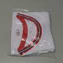 YWIES Plain Basketball Jersey, Blank Team Uniform, Hip Hop Hipster Short Sleeveless Active Shirts (Medium, White-red)