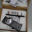  Passage Side plate Door Crystal Old Town Knob Matte Black